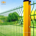 PVC coated welded iron wire curved fence panels